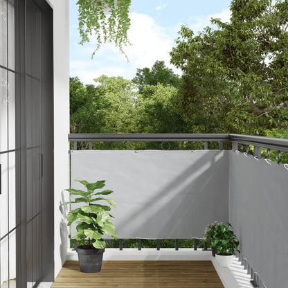 Paravento da Balcone Grigio 500x75 cm in PVC