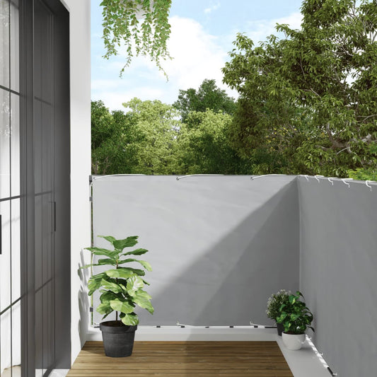 Paravento da Balcone Grigio 600x120 cm in PVC