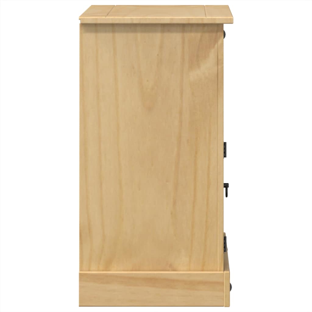 Credenza Corona 80x40x75 cm in Legno Massello di Pino