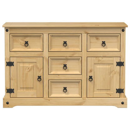 Corona Sideboard 115x40x76 cm in Solid Pine Wood