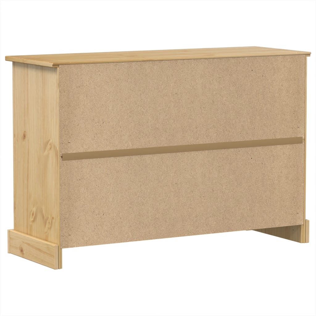 Corona Sideboard 115x40x76 cm in Solid Pine Wood