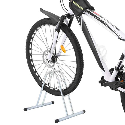 Supporto per 1 Bici da Pavimento Autoportante Acciaio Zincato | homemem39
