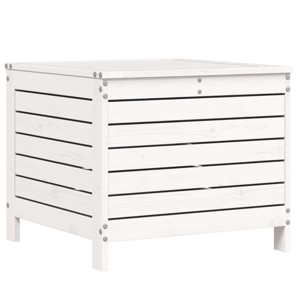 Set Salotto da Giardino 5 pz Bianco in Legno Massello di Pino - homemem39