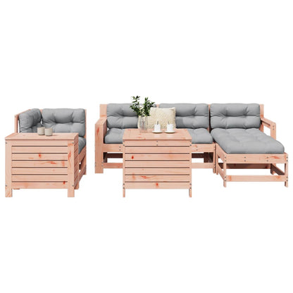 Set Divani da Giardino 7 pz in Legno Massello Abete Douglas - homemem39