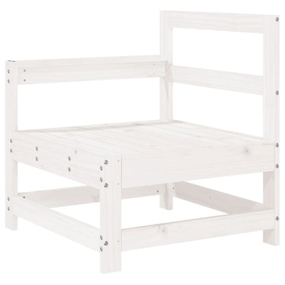 Set Divani da Giardino 8 pz in Legno Massello di Pino Bianco - homemem39