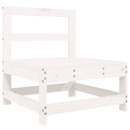 Set Divani da Giardino 8 pz in Legno Massello di Pino Bianco - homemem39