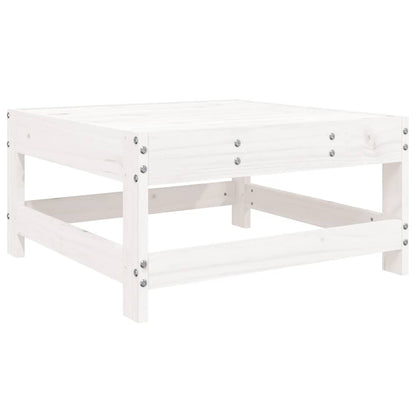 Set Divani da Giardino 8 pz in Legno Massello di Pino Bianco - homemem39