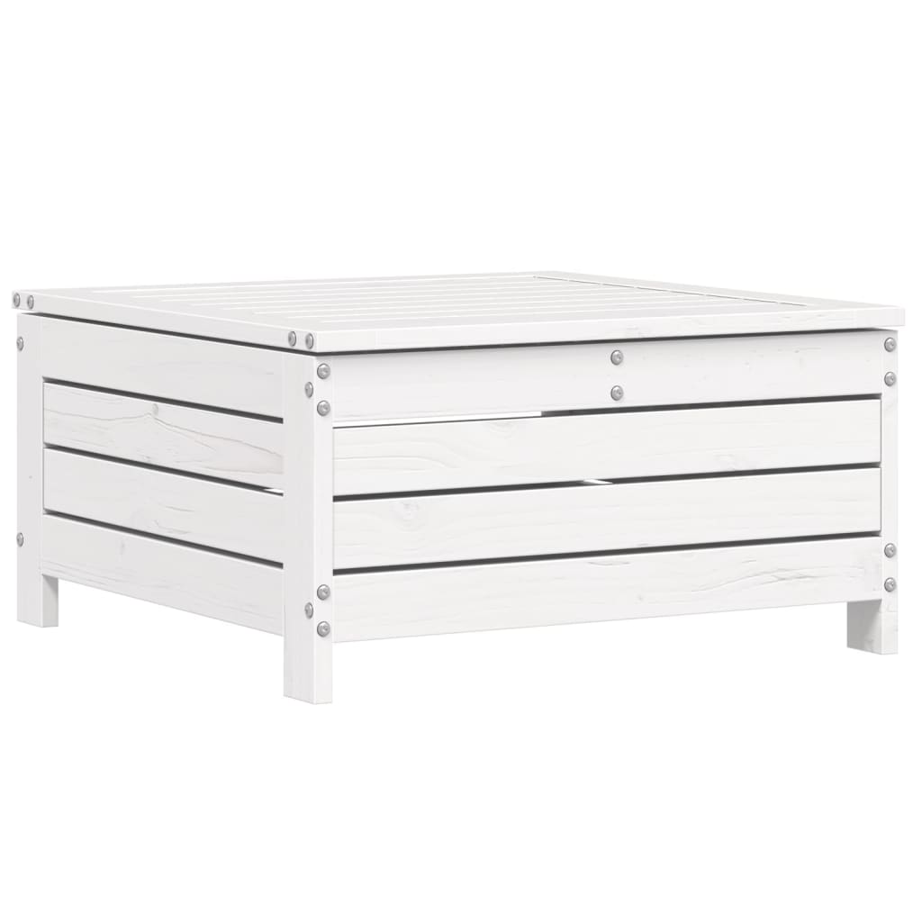 Set Divani da Giardino 8 pz in Legno Massello di Pino Bianco | homemem39