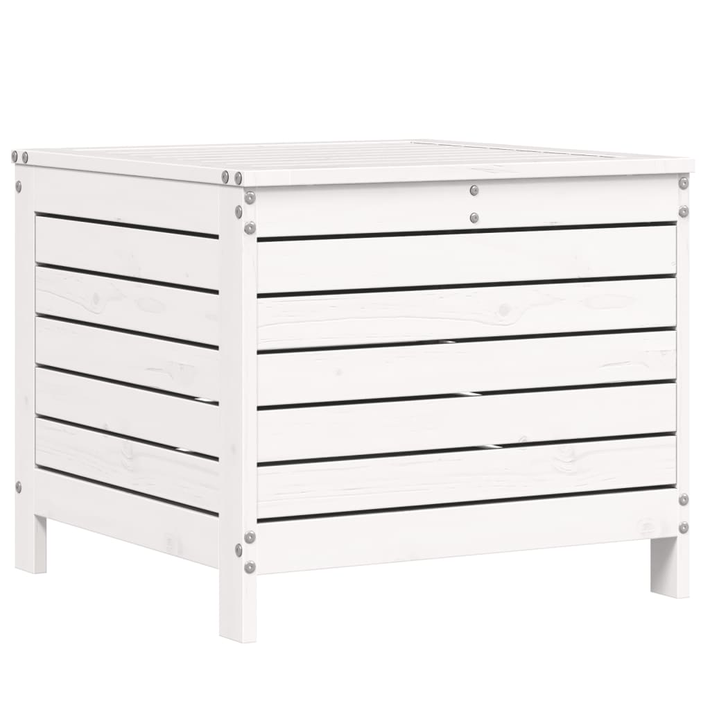 Set Divani da Giardino 6 pz Bianco in Legno Massello di Pino | homemem39