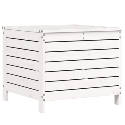 Set Divani da Giardino 6 pz Bianco in Legno Massello di Pino | homemem39