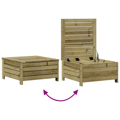 Set Divani da Giardino 3pz con Cuscini Legno Impregnato di Pino - homemem39