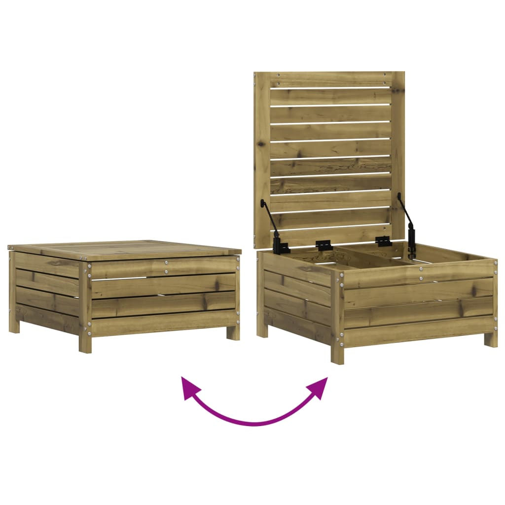 Set Divani da Giardino 3 pz in Legno Impregnato di Pino | homemem39