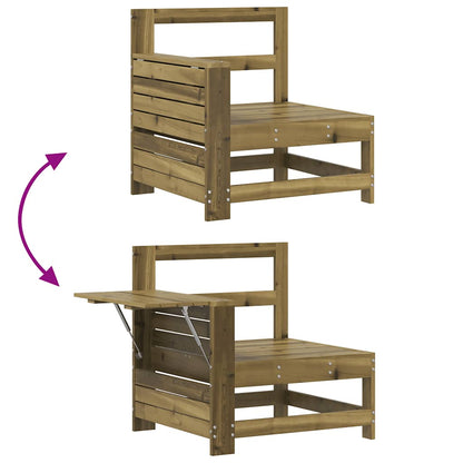 Set Divani da Giardino 4 pz in Legno Impregnato di Pino | homemem39