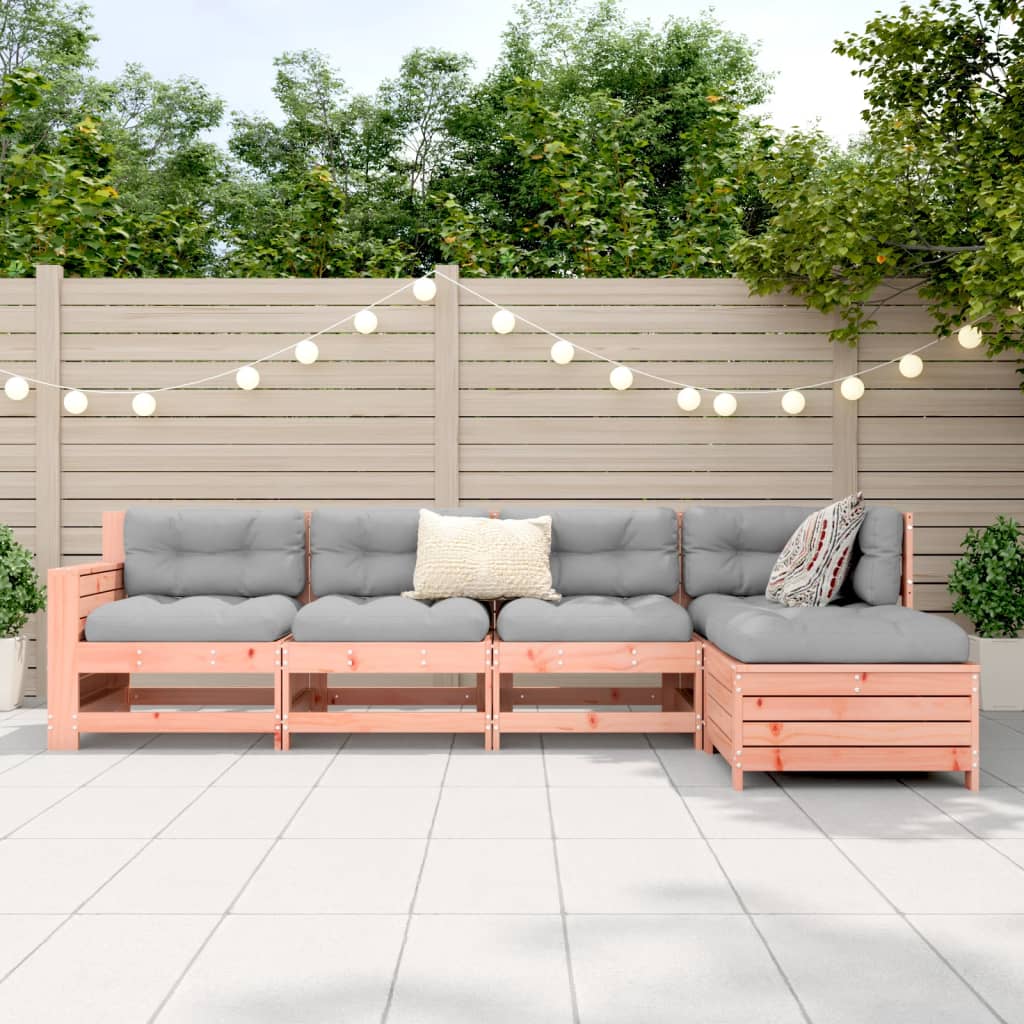 Garden Sofa Set 5 pcs in Solid Douglas Fir Wood