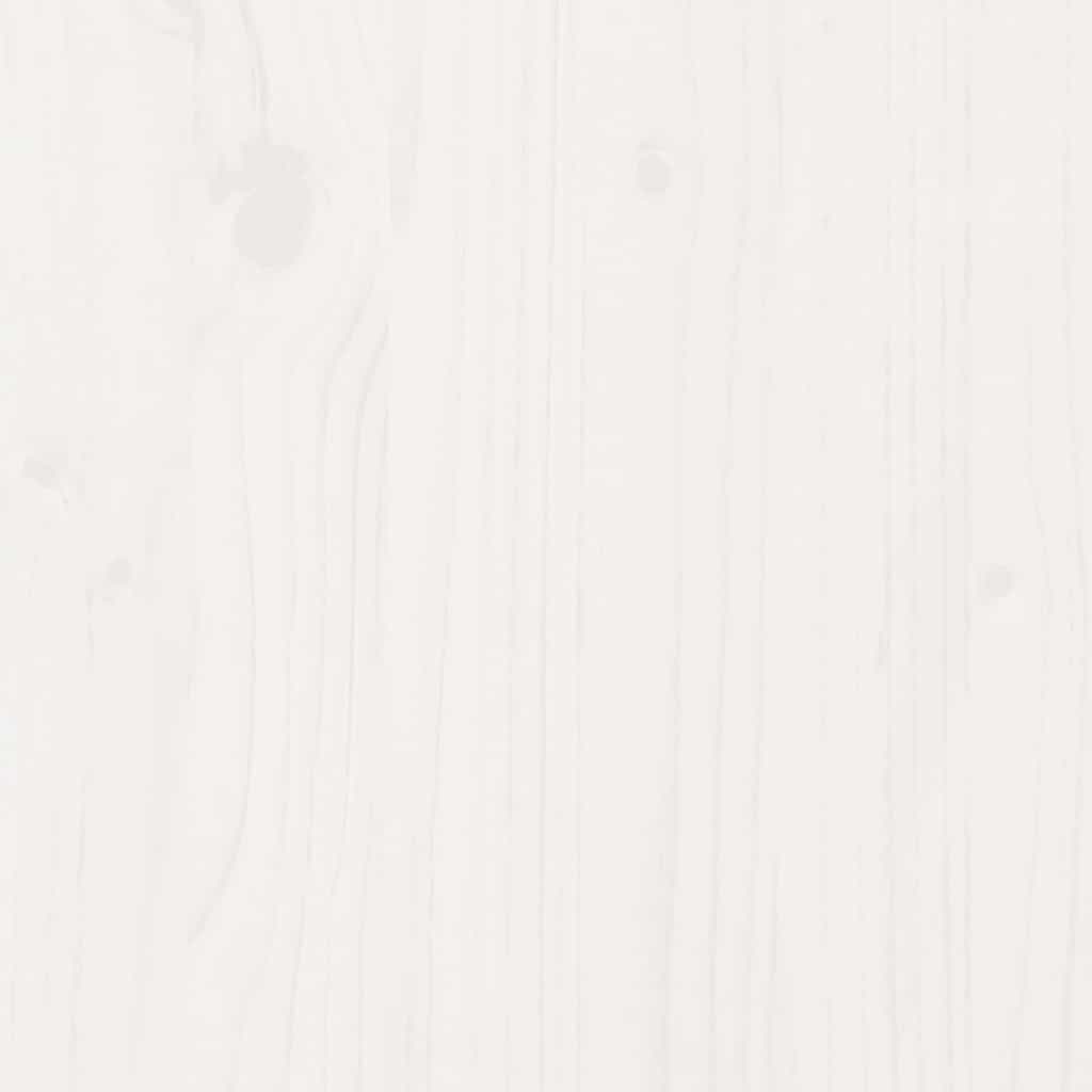 Set Salotto Giardino 7pz con Cuscini Bianco Legno Massello Pino | homemem39