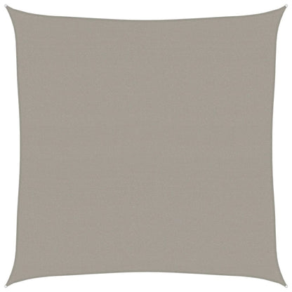 Vela Parasole 160 g/m² Quadrata Grigio Chiaro 4x4 m in HDPE | homemem39