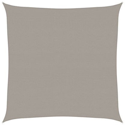 Vela Parasole 160 g/m² Quadrata Grigio Chiaro 6x6 m in HDPE | homemem39