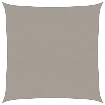 Vela Parasole 160 g/m² Quadrata Grigio Chiaro 7x7 m in HDPE | homemem39