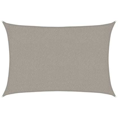 Vela Parasole 160 g/m² Rettangolare Grigio Chiaro 2x2,5 m HDPE | homemem39
