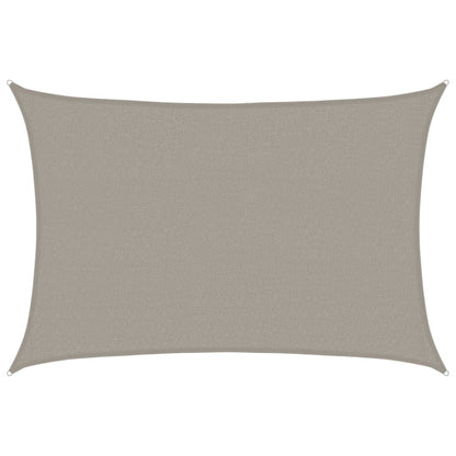 Vela Parasole 160 g/m² Rettangolare Grigio Chiaro 2,5x4 m HDPE | homemem39