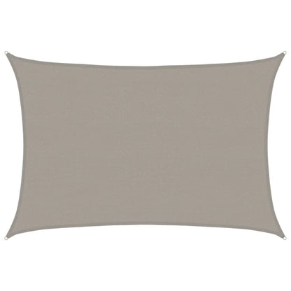Vela Parasole 160 g/m² Rettangolare Grigio Chiaro 4x6 m in HDPE | homemem39