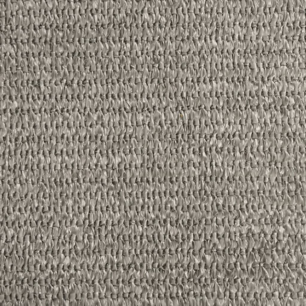 Vela Parasole 160 g/m² Rettangolare Grigio Chiaro 4x6 m in HDPE | homemem39