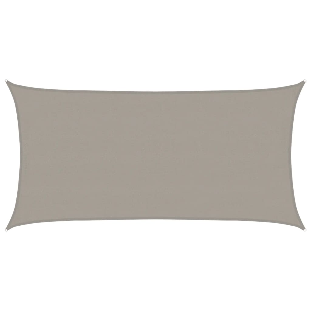 Vela Parasole 160 g/m² Rettangolare Grigio Chiaro 4x7 m in HDPE | homemem39