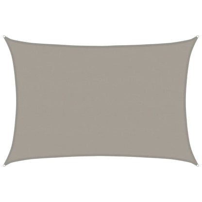 Vela Parasole 160 g/m² Rettangolare Grigio Chiaro 5x6 m in HDPE | homemem39