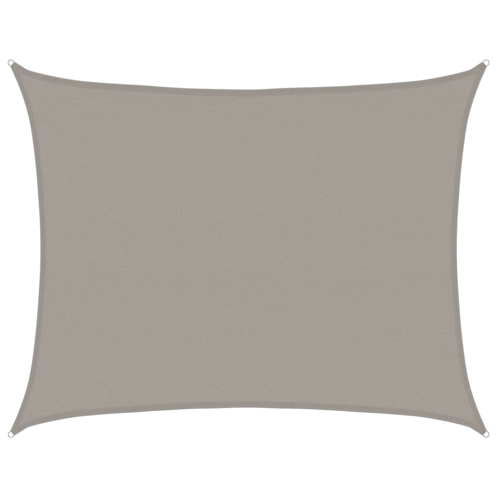 Vela Parasole 160 g/m² Rettangolare Grigio Chiaro 6x7 m in HDPE | homemem39
