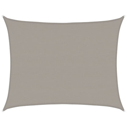 Vela Parasole 160 g/m² Rettangolare Grigio Chiaro 6x7 m in HDPE | homemem39