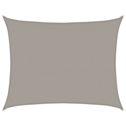 Vela Parasole 160 g/m² Rettangolare Grigio Chiaro 6x8 m in HDPE | homemem39