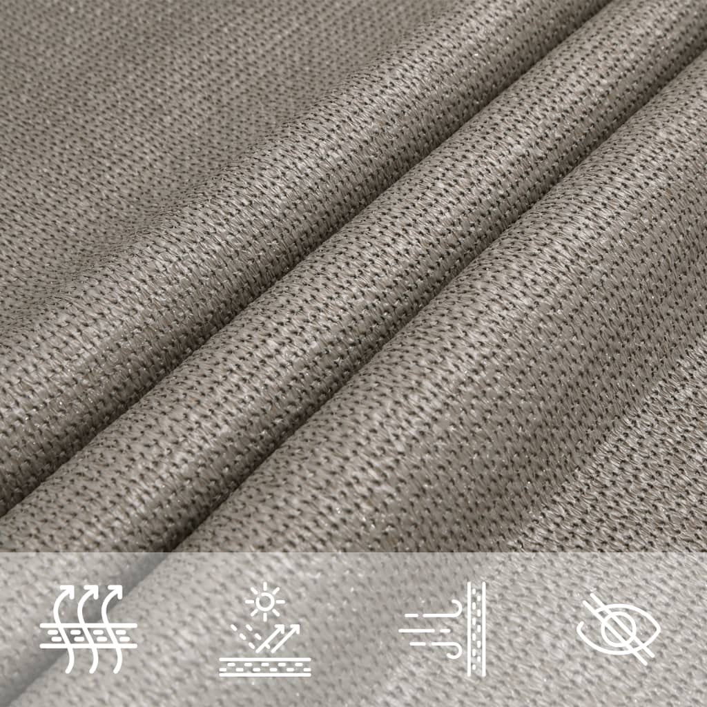 Vela Parasole 160 g/m² Triangolare 5x5x5 m in HDPE | homemem39