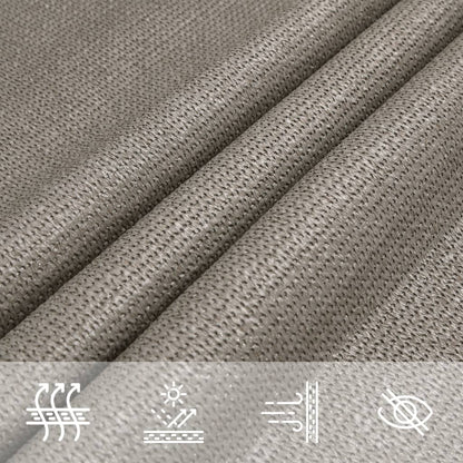 Vela Parasole 160 g/m² Triangolare 5x5x5 m in HDPE | homemem39