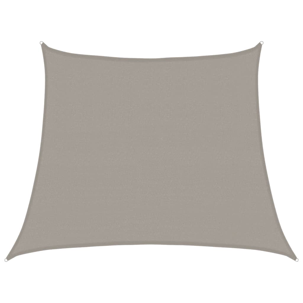Vela Parasole 160 g/m² Trapezio Grigio Chiaro 3/4x3 m in HDPE | homemem39