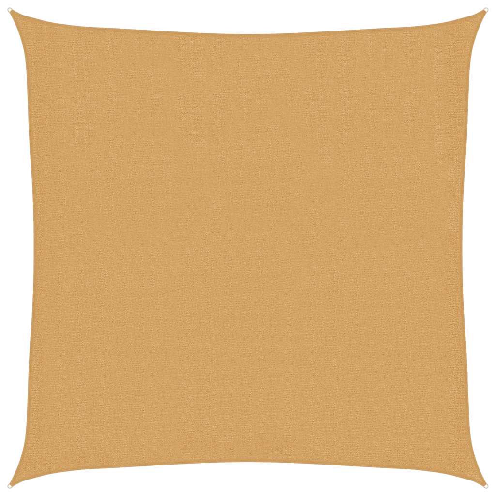 Vela Parasole 160 g/m² Quadrata Sabbia 2,5x2,5 m in HDPE | homemem39