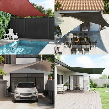 Vela Parasole 160 g/m² Quadrata Sabbia 2,5x2,5 m in HDPE
