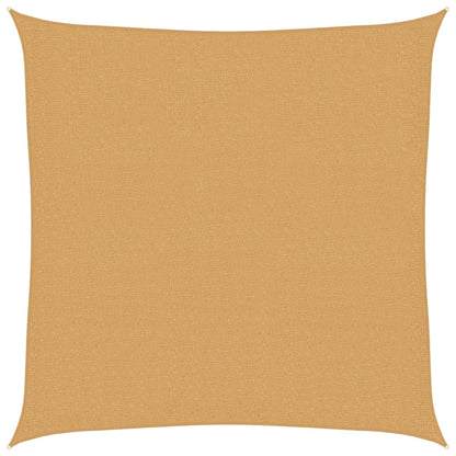 Vela Parasole 160 g/m² Quadrata Sabbia 3x3 m in HDPE