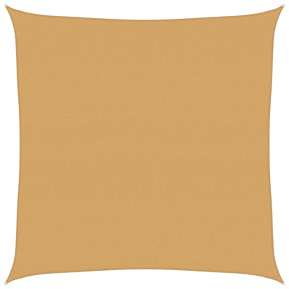 Vela Parasole 160 g/m² Quadrata Sabbia 4x4 m in HDPE