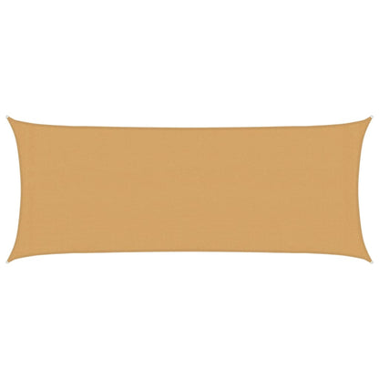 Vela Parasole 160 g/m² Rettangolare Sabbia 2x4,5 m in HDPE