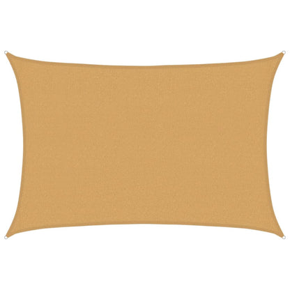 Vela Parasole 160 g/m² Rettangolare Sabbia 2,5x4 m in HDPE