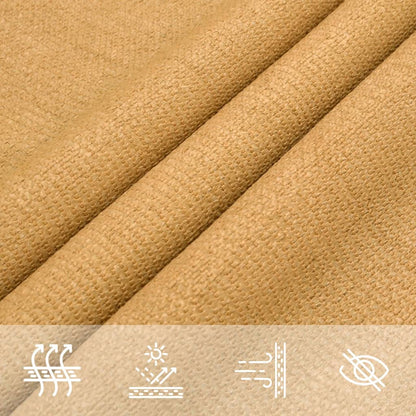 Vela Parasole 160 g/m² Rettangolare Sabbia 3x4 m in HDPE | homemem39