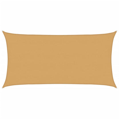 Vela Parasole 160 g/m² Rettangolare Sabbia 4x7 m in HDPE | homemem39