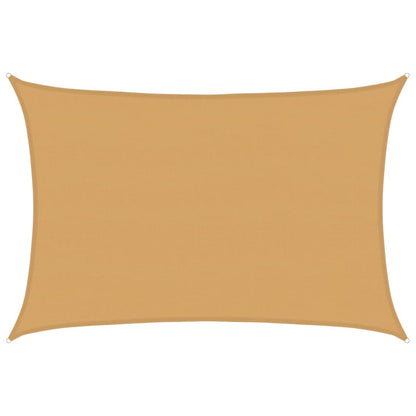 Vela Parasole 160 g/m² Rettangolare Sabbia 5x7 m in HDPE