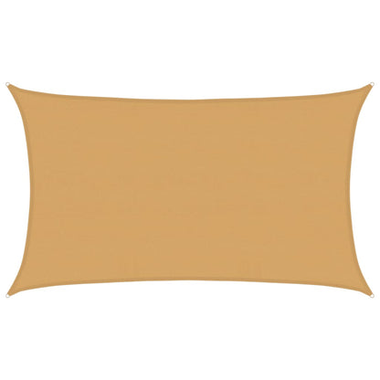 Vela Parasole 160 g/m² Rettangolare Sabbia 5x8 m in HDPE