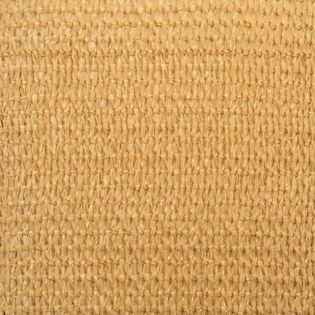 Vela Parasole 160 g/m² Triangolare Sabbia 3x3x4,2 m in HDPE | homemem39