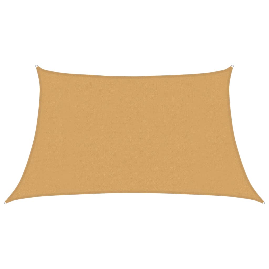 Vela Parasole 160 g/m² Trapezio Grigio Chiaro 3/4x2 m in HDPE | homemem39