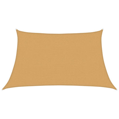 Vela Parasole 160 g/m² Trapezio Grigio Chiaro 3/4x2 m in HDPE | homemem39