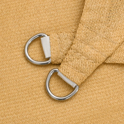 Vela Parasole 160 g/m² Trapezio Grigio Chiaro 3/4x2 m in HDPE | homemem39