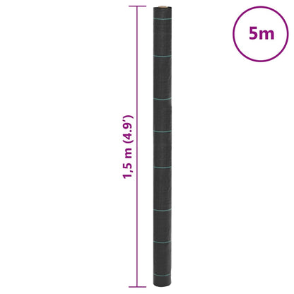 Membrana Antierbacce Nera 1,5x5 m in PP | homemem39