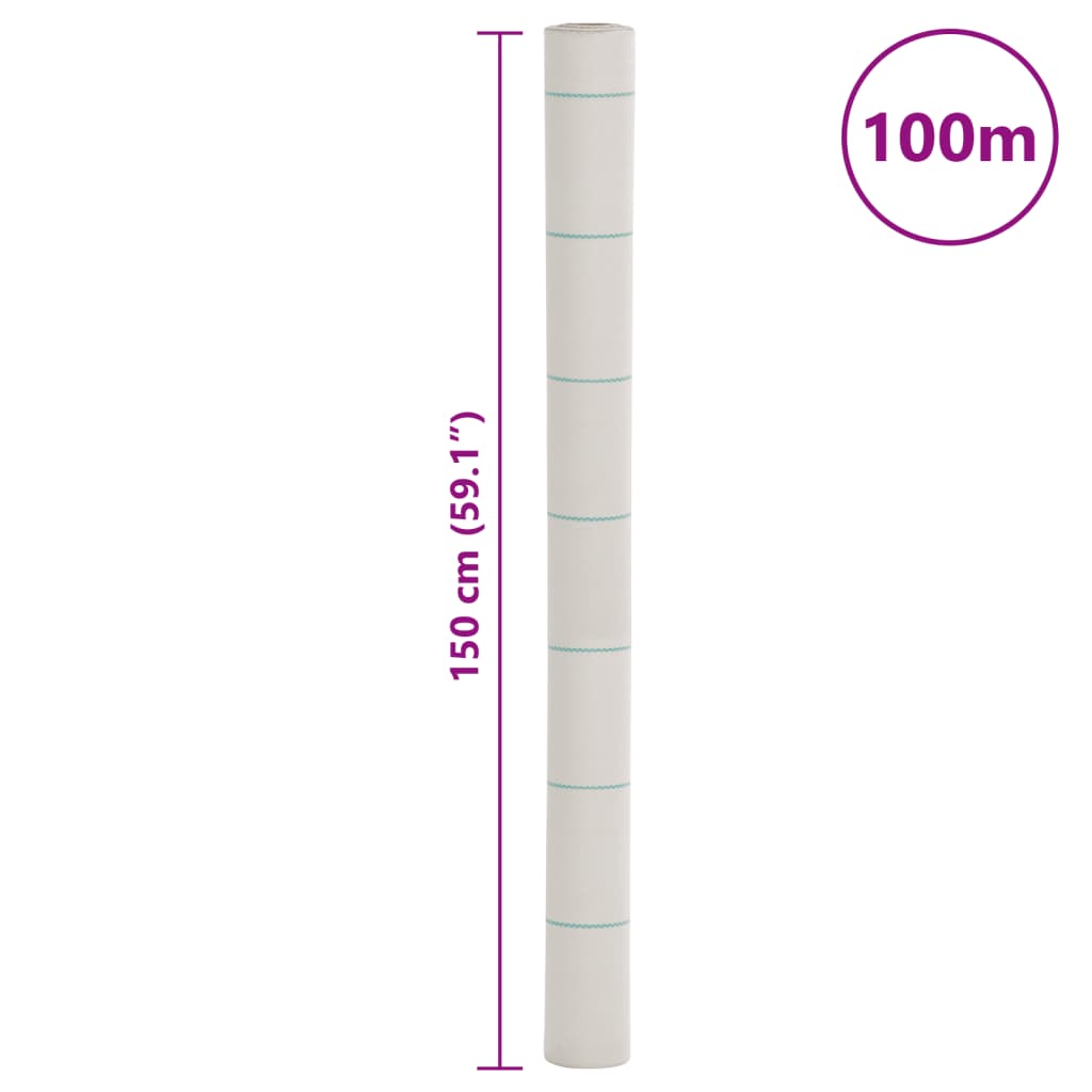 Membrana Antierbacce Bianca 1,5x100 m in PP | homemem39